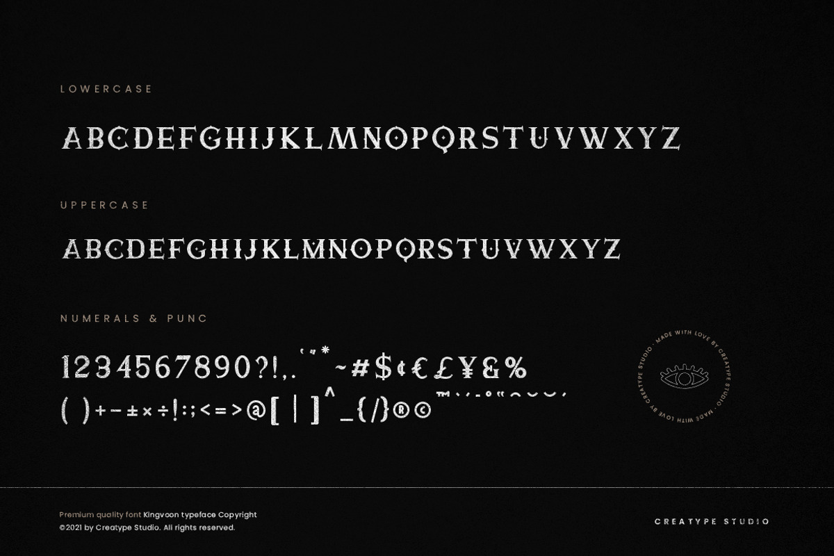 Kingvoon Medieval Business Font, a Serif Font by Creatype Studio (Photo 9 of 10)