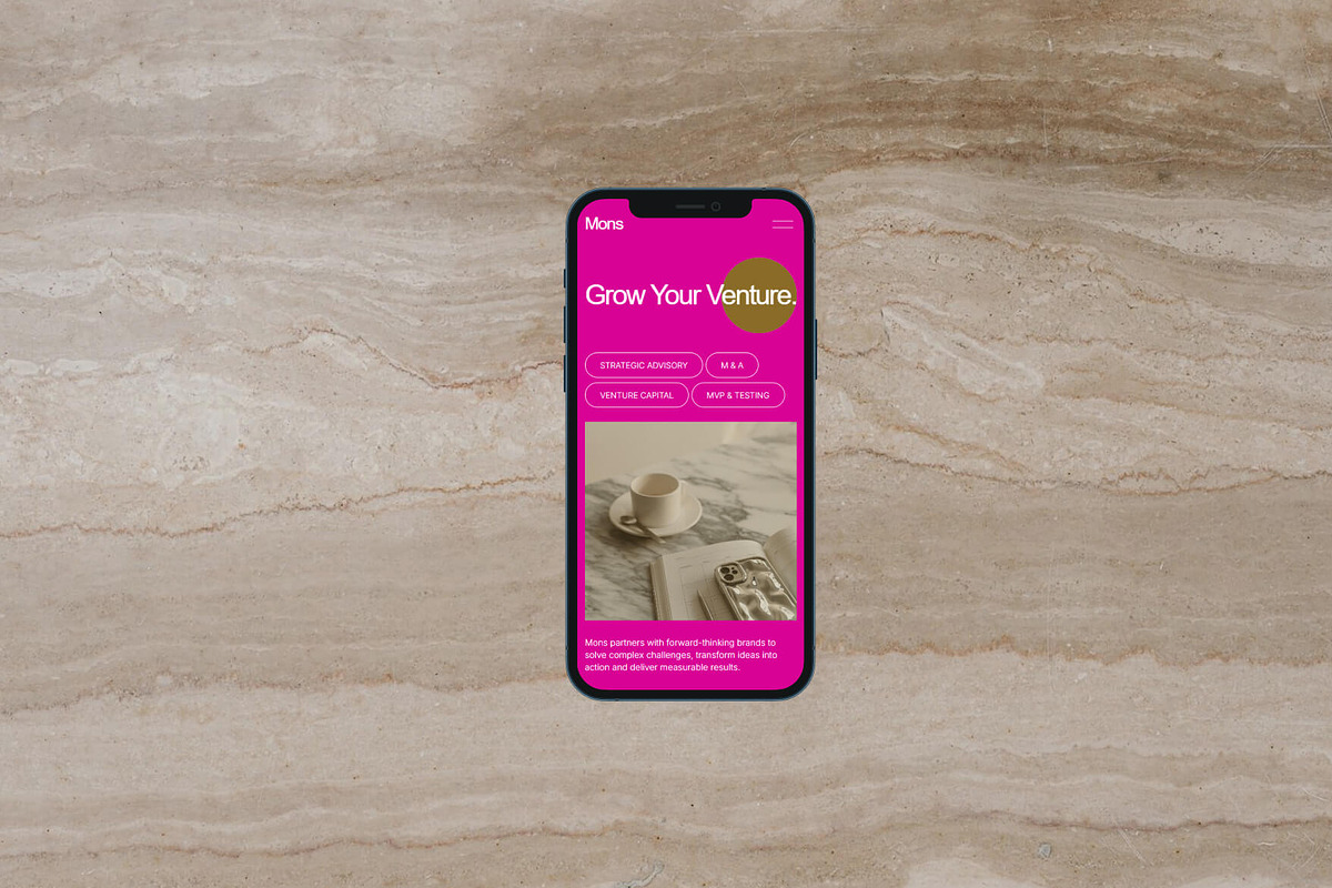 Mons - Squarespace Website Template preview 2