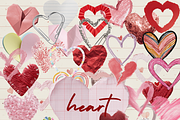 Romantic Love Collage Kit, an Object Graphic by VirinaDesign (Thumbnail 3 of 15)