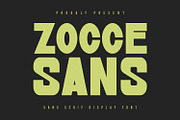 Zocce Sans Serif Display Font, a Sans Serif Font by Maulana Creative (Thumbnail 1 of 8)