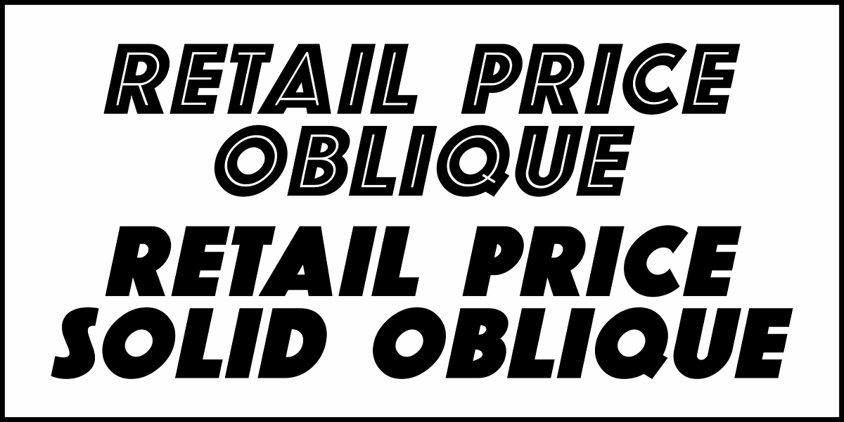 Retail Price JNL, a Sans Serif Font by Jeff Levine Fonts (Photo 4 of 5)