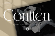Contten Modern Ligature Serif, a Serif Font by Alfinart (Thumbnail 1 of 11)