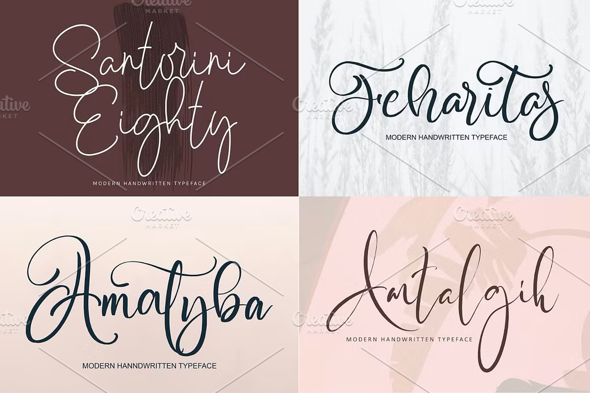 300+ Modern Handwritten Script Fonts, a Script Font by ThePhoton (Photo 5 of 7)