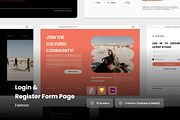 Fashion Login & Register Form UI Kit, an UI Kit Template by productype1 (Thumbnail 1 of 5)
