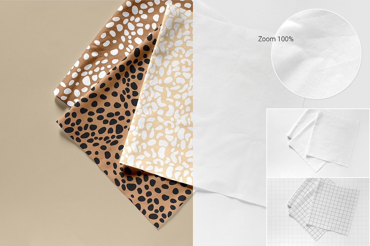 24 Fabric Mockup Bundle, a Packaging Mockup by bazarova (Photo 5 of 13)