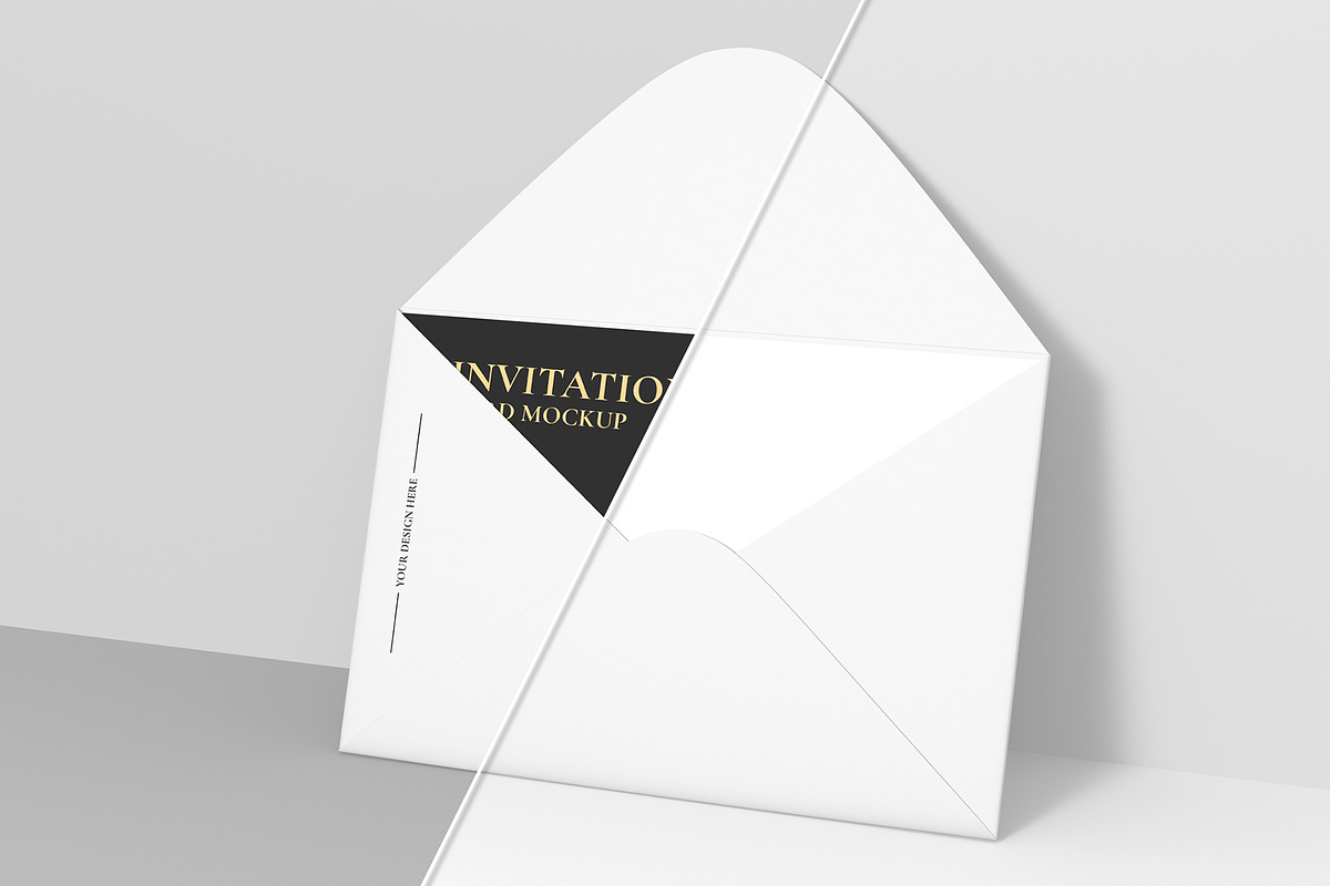 Editable Invitation Card Mockup, a Product Mockup by graphypix (Photo 3 of 4)