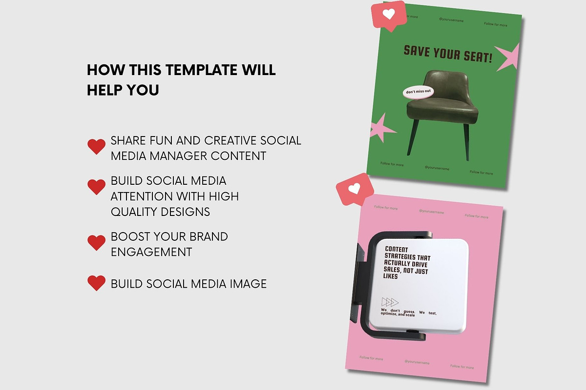 Social Media Manager Post Template preview 7