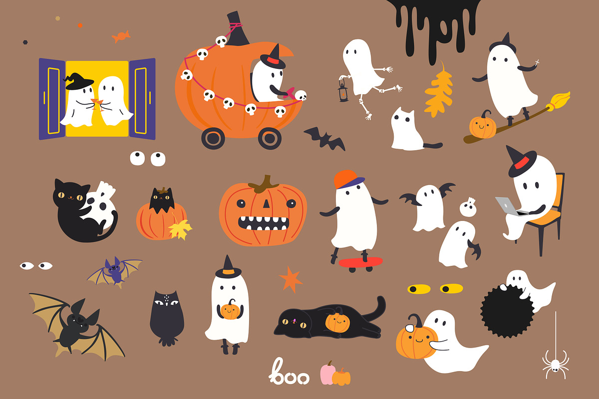 Halloween Clipart, an Illustration by Alena (Photo 3 of 5)