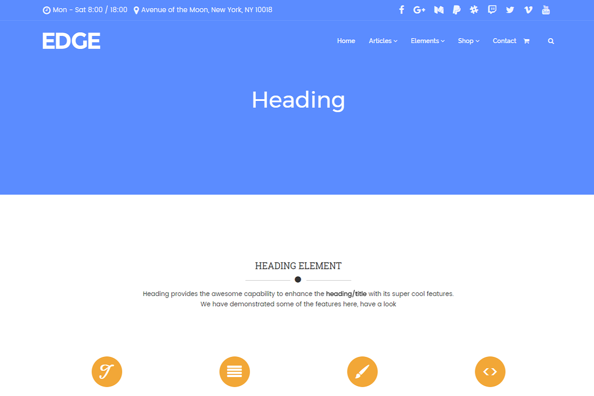 Edge Business WordPress Theme, a WordPress Template by Visualmodo (Photo 9 of 18)