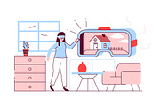 Flat Line Web Illustrations, a Templates & Theme by alexdndz (Thumbnail 3 of 25)