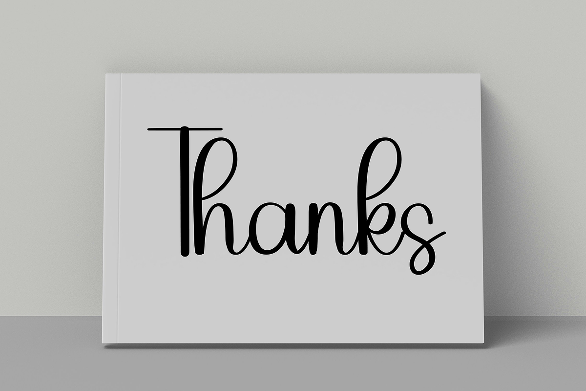Bookmark, a Handwritten Font by FreshTypeINK (Photo 7 of 8)