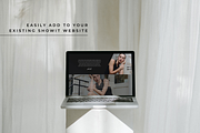 Showit Testimonial Add On Templates, a Landing Page Template by Blush Created (Thumbnail 4 of 16)