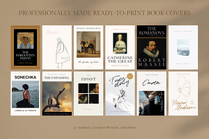 Book Cover Templates Vol.2 CANVA PS