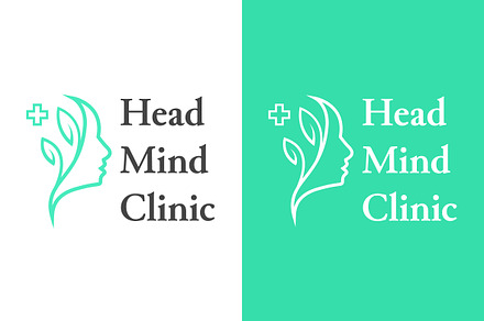 Brain Healthcare Logo Design Vector