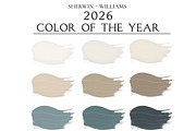 2026 Color Of The Year Paint Palette, a Presentation Template by CONCEPT COLORS (Thumbnail 2 of 9)