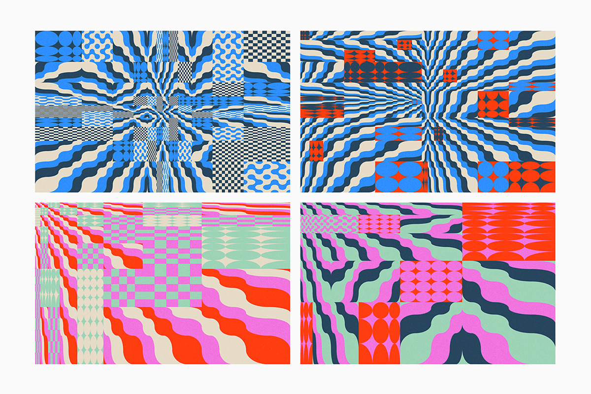 Geometric Vector Backgrounds V01, a Background Graphic by dvtchk (Photo 4 of 7)