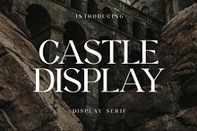 Castle Display Serif Display Font
