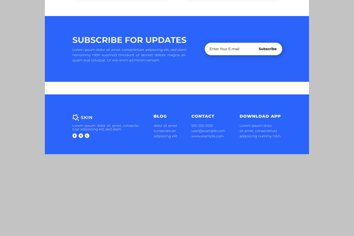 Beauty Product Landing Page, an UI Kit Template by CreativeShaper (Photo 6 of 6)