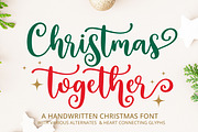 Christmas Together, a Handwritten Font by BitongType (Thumbnail 1 of 12)
