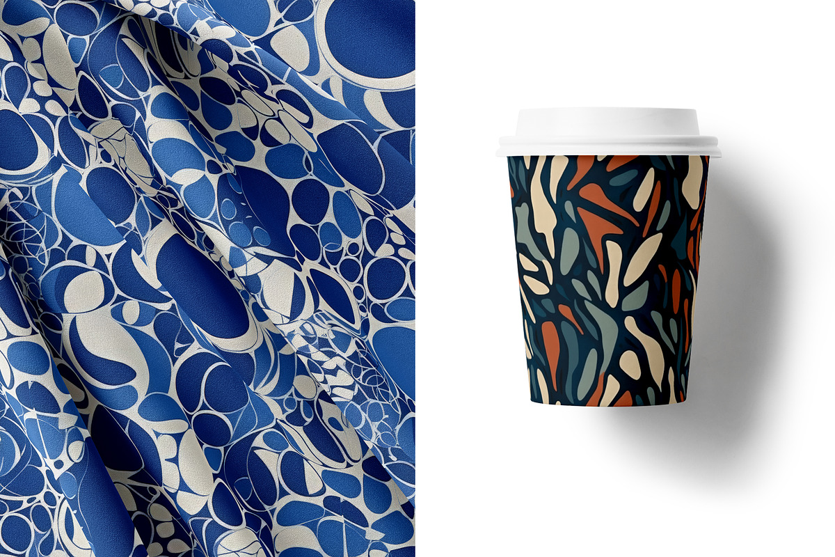 Abstract Seamless Patterns, a Pattern Graphic by Ninterints (Photo 9 of 17)