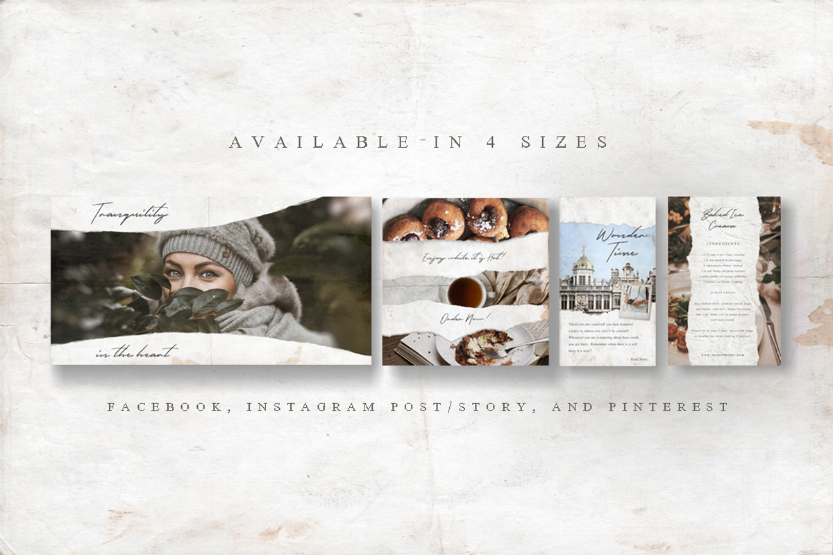 ANIMATED Rustic Paper Instagram Pack, a Social Media Template by Eviory (Photo 13 of 14)