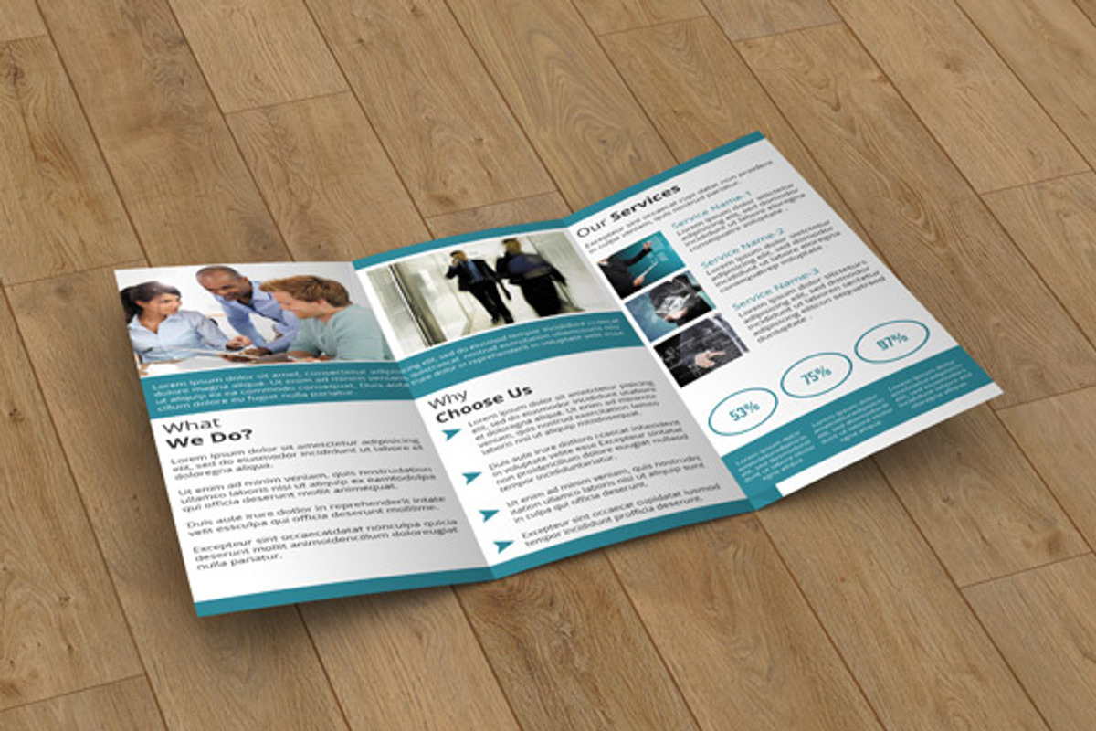 Trifold Corporate Brochure-V05, a Brochure Template by Template Shop (Photo 2 of 3)