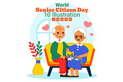 10 Senior Citizen Day Illustration, a Person Illustration by denayunebgt (Thumbnail 1 of 4)