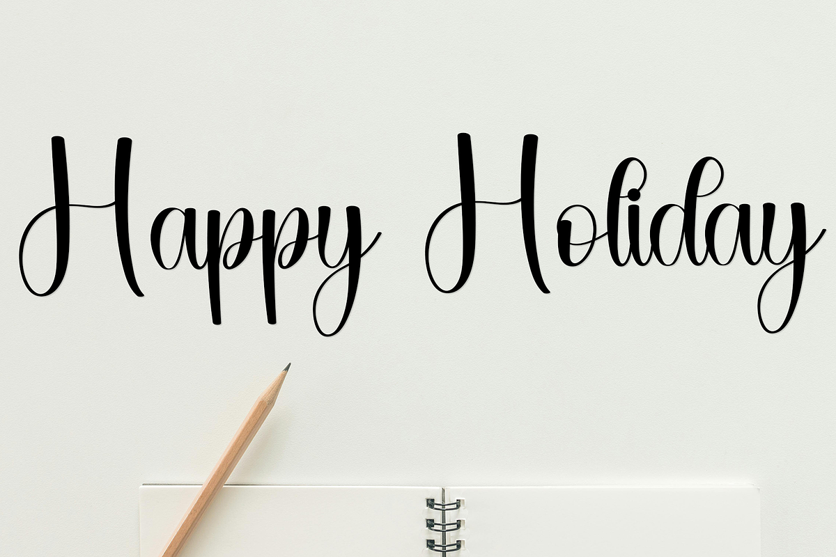 Santaboy Handwriting, a Handwritten Font by InermediaSTUDIO (Photo 4 of 8)