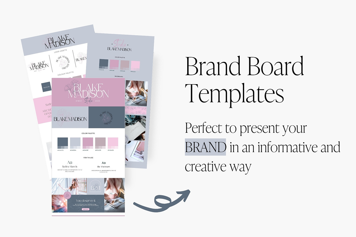 Canva DIY Brand Blake Madison, a Branding & Logo Template by Brand & Palms (Photo 5 of 17)