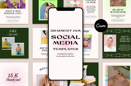 Inspirational Instagram Template, a Social Media Template by Bonumo
