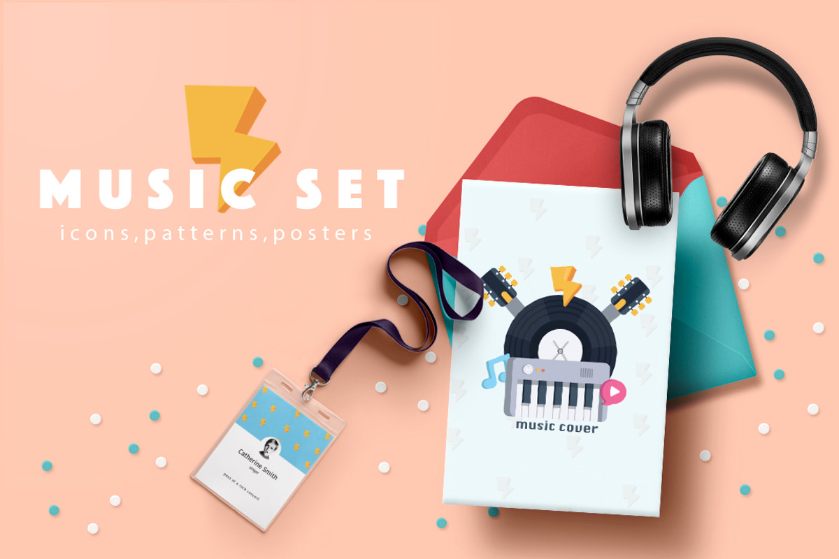 Music set, a Decorative Illustration by BSVIT (Photo 1 of 7)