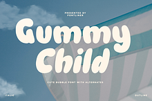 Gummy Child - Cute Bubble Font