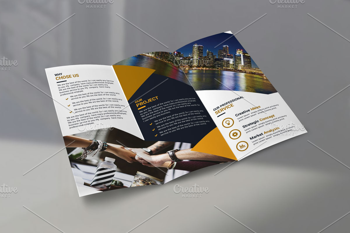 Celestial corporate trifold-brochure, a Brochure Template by A.Lamprianidis (Photo 12 of 15)