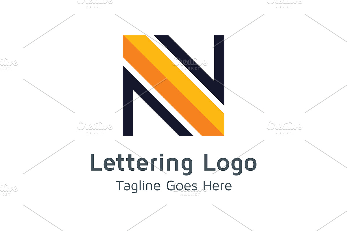 20 Logo Lettering N Template Bundle, a Branding & Logo Template by Acongraphic (Photo 3 of 21)