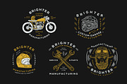 Motorcycle Badge - Logo, a Branding & Logo Template by aixsponza (Thumbnail 1 of 2)
