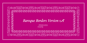 Baroque Borders, a Symbol Font by preussTYPE (Thumbnail 1 of 16)