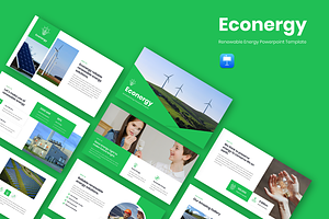 Econergy - Renewable Energy, a Presentation Template by Biwarastudio