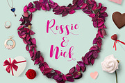 Reusk Script, a Script Font by vuuuds (Thumbnail 4 of 5)