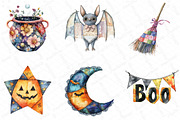 Halloween Patchwork Clipart Png, an Illustration by DreamPrint404 (Thumbnail 4 of 5)