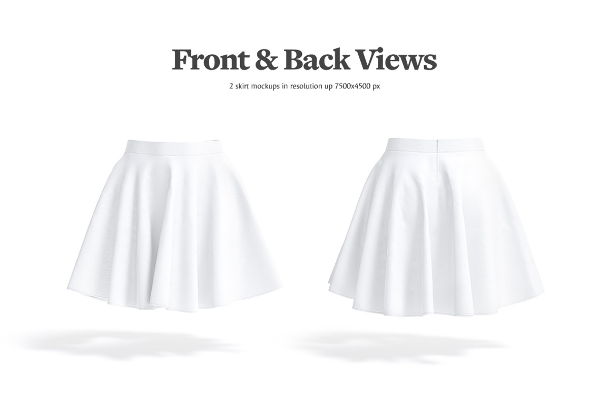 Mini Skirt Mockup, a Bottom Mockup by rebrandy (Photo 3 of 9)