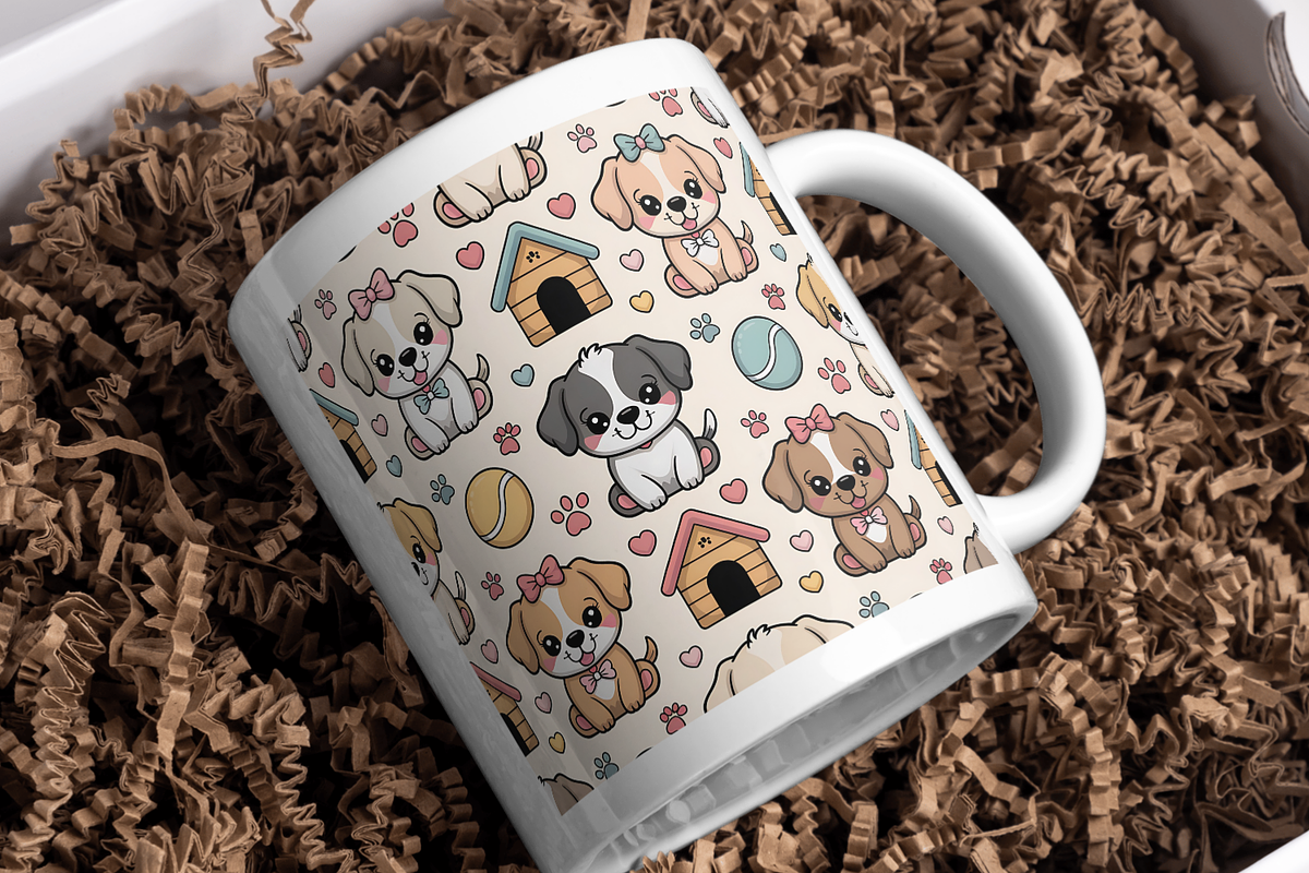 Cute Dog Digital Pattern, a Pattern Graphic by Design Station (Photo 4 of 4)
