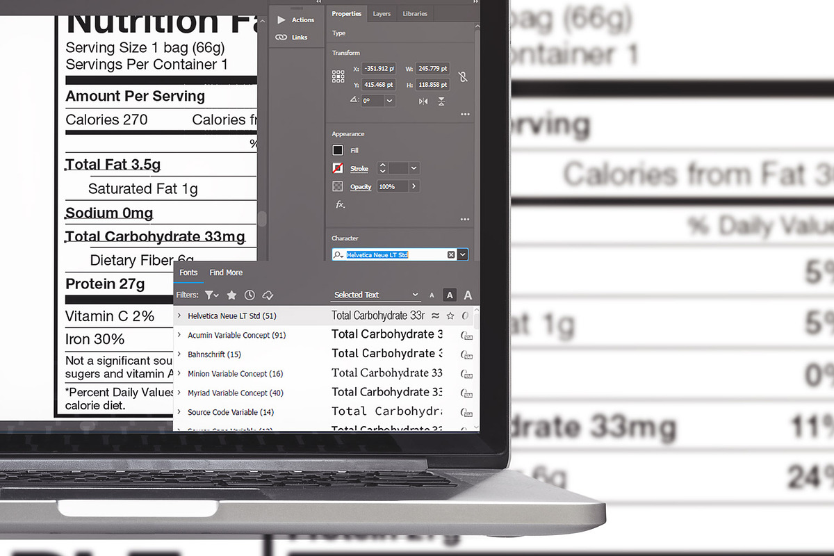 Nutrition Facts Template, a Packaging Mockup by PremiumGoods (Photo 3 of 3)