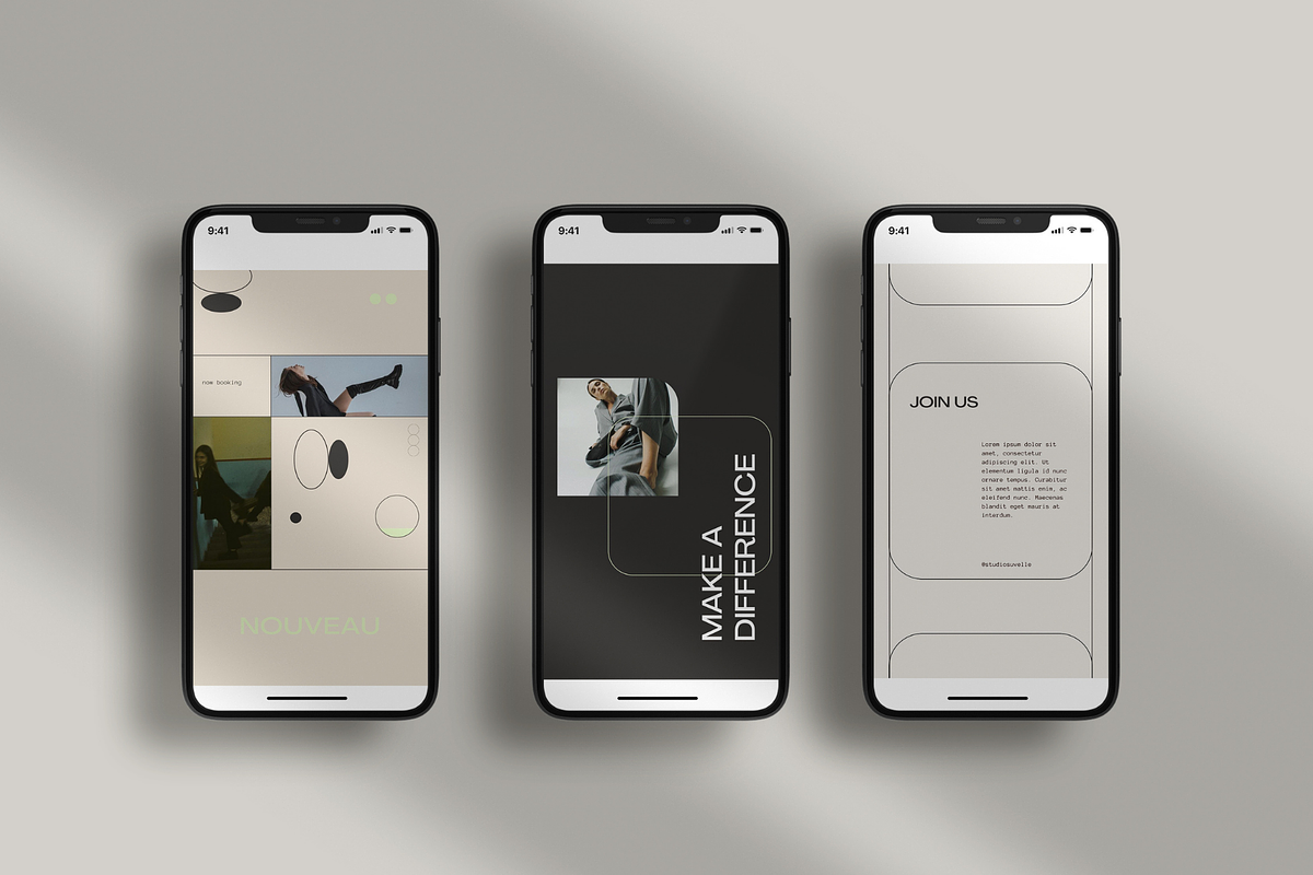 NOUVEAU Instagram Templates Canva, a Social Media Template by Studio Suvelle (Photo 3 of 7)
