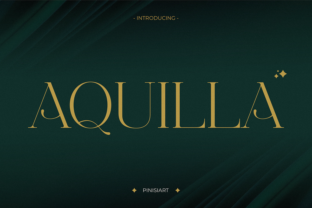 Aquilla, a Serif Font by Pinisi ART (Photo 1 of 10)