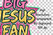 Big Jesus Fan Png, Summer Png, an Object Illustration by Clipart Bloom (Thumbnail 2 of 2)