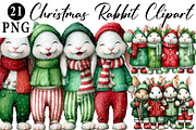 Holiday bunnies – Christmas rabbit, an Illustration by Daily.Designs (Thumbnail 1 of 5)