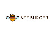 Bee Burger Logo, a Branding & Logo Template by Mauro Bertolino (Thumbnail 3 of 4)