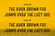 Jhanchok | Condensed Strong Font, a Sans Serif Font by Artiveko (Thumbnail 3 of 4)