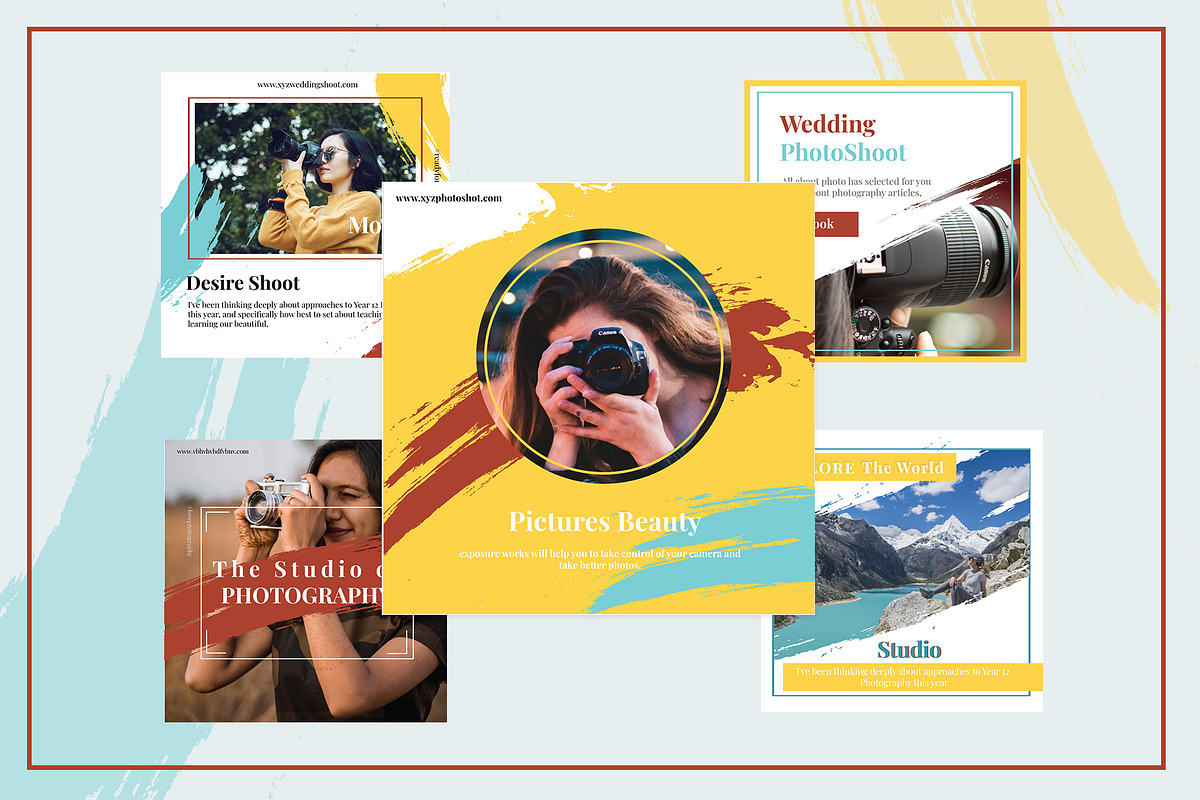 Photography Instagram Templates Kit, a Social Media Template by Mehul Munjani (Photo 5 of 7)
