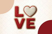 Yarn Crochet Love Valentines PNG, an Illustration by DreamCafeArt (Thumbnail 1 of 8)